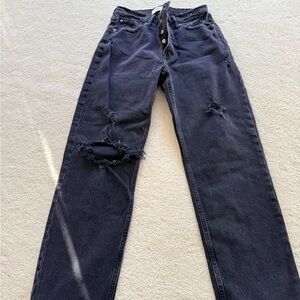 Abercrombie & Fitch High Rise Black Jeans